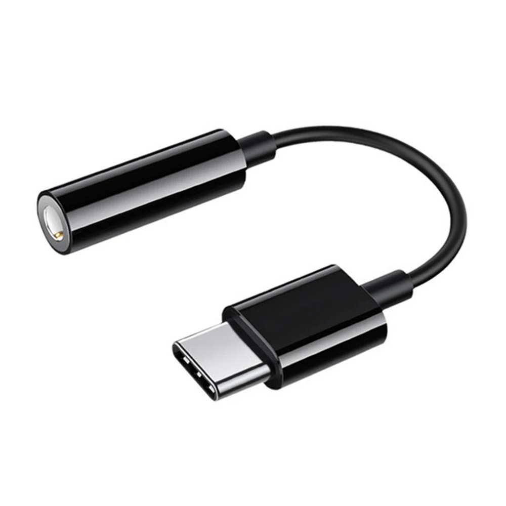 Новый адаптер для наушников USB Type-C на 3 5 мм внешний телефонов android Huawei P20 и - купить
