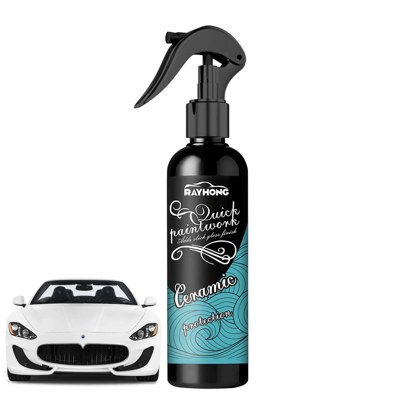 

Car Ceramic Coating Spray Hydrophobic Polish Nano Coating Agent Plastics Parts Refurbish Agent Effective Interior Car Cleaner