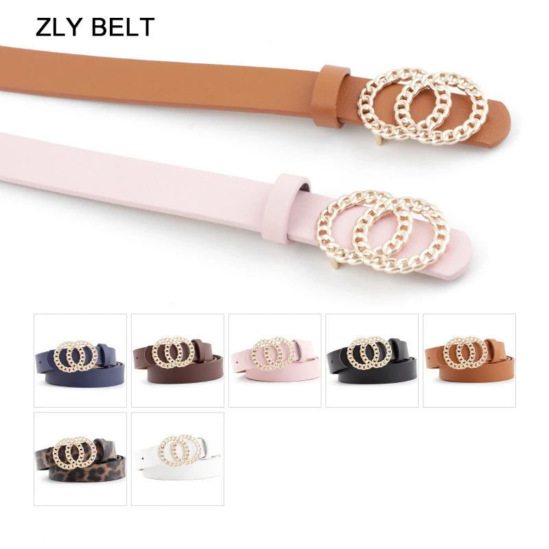 Новинка 2022 Модный женский ремень ZLY роскошный цветной из искусственной кожи с