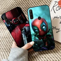marvel deadpool for huawei honor 9x 8x pro for honor 10x lite phone case back soft tpu carcasa coque