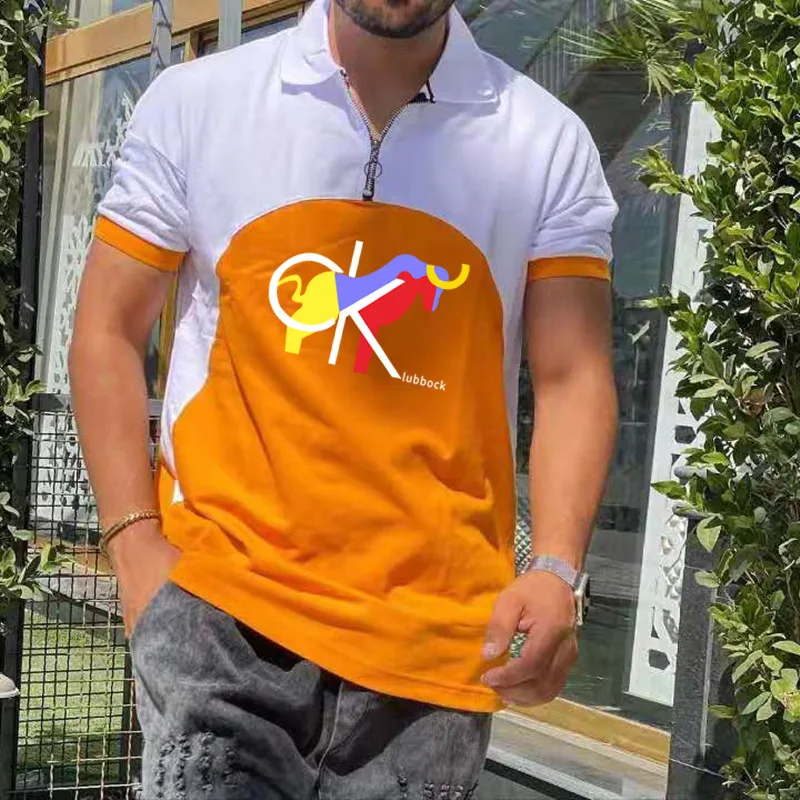 

Summer Brand POLO Beach Vacation Men's Short Sleeve Hawaiian Shirt Casual Shirt Men's Loose Surf High Quality Shirt