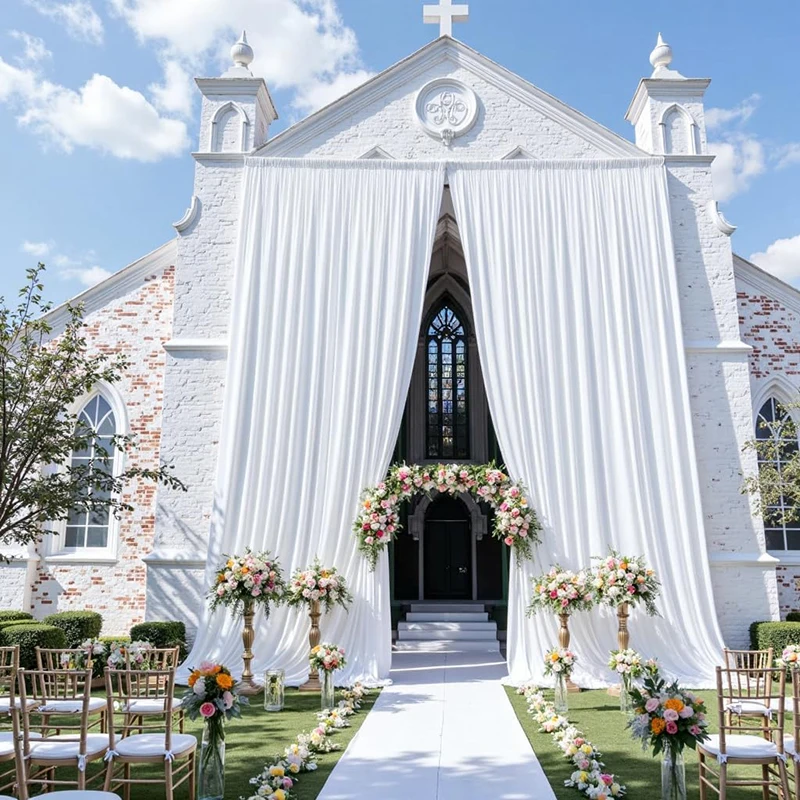 

Фотошторы из полиэстера, 2 панели