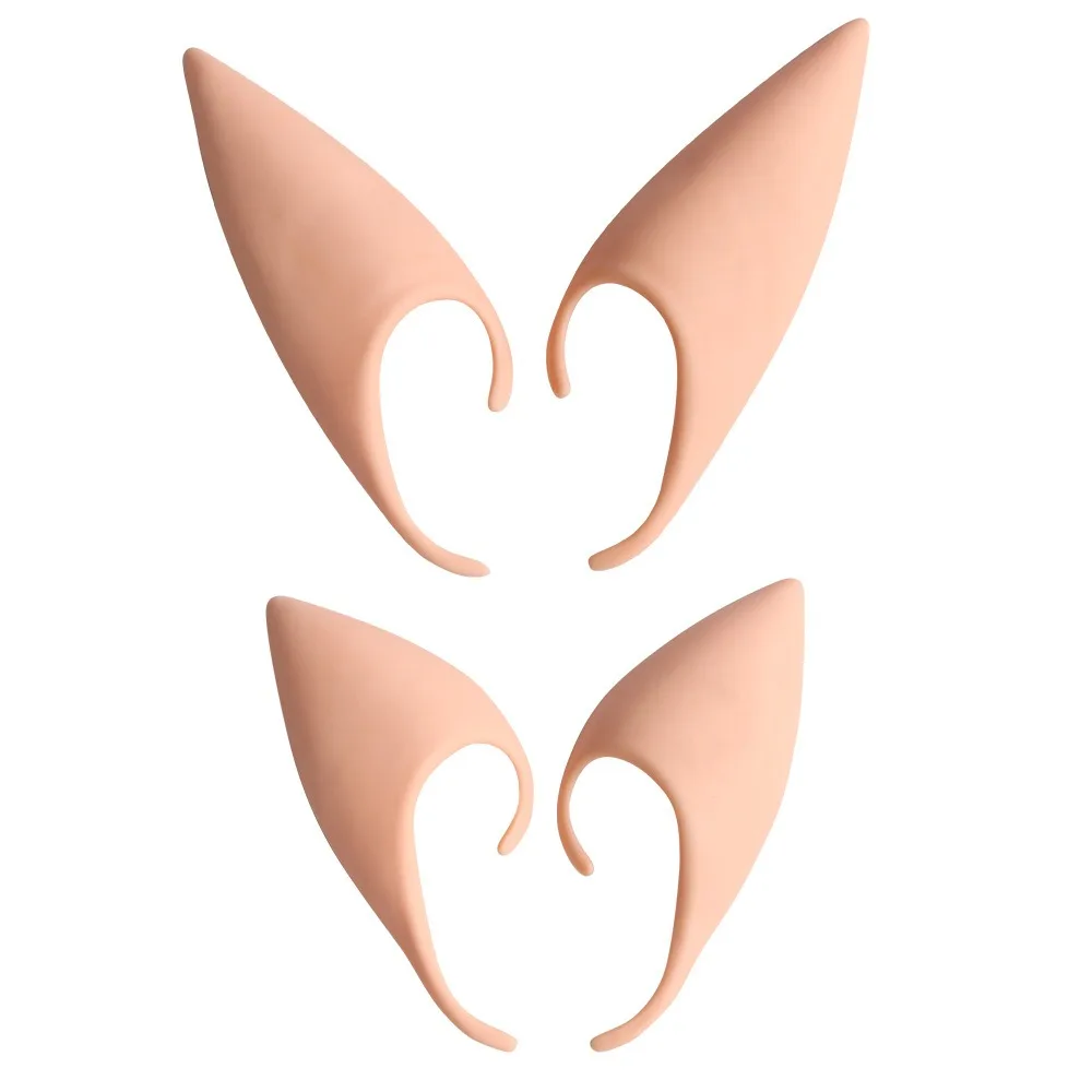 Декор на Хэллоуин эльфийские уши искусственные из латекса с заостренными ушками