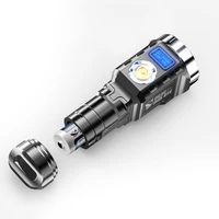 high power led flashlight powerful rechargable torch light powerful mini flashlight with usb charging lanterna work light olight