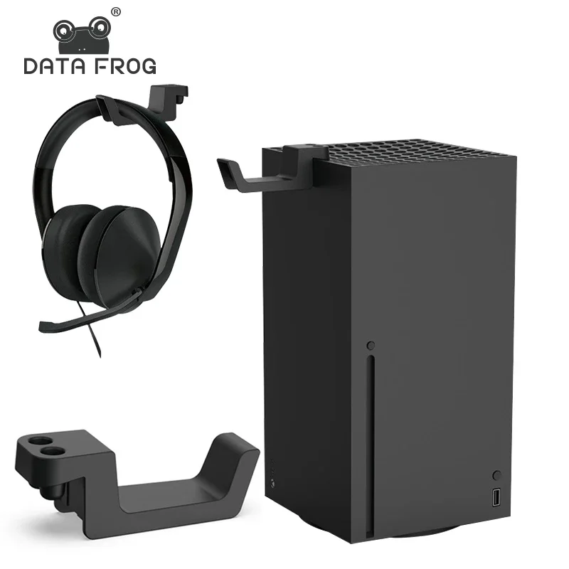 

DATA FROG Headset Hook Storage Bracket for Xbox Series X Game Console Wall Bracket Headphone Stand for Xbox Series X Accessories