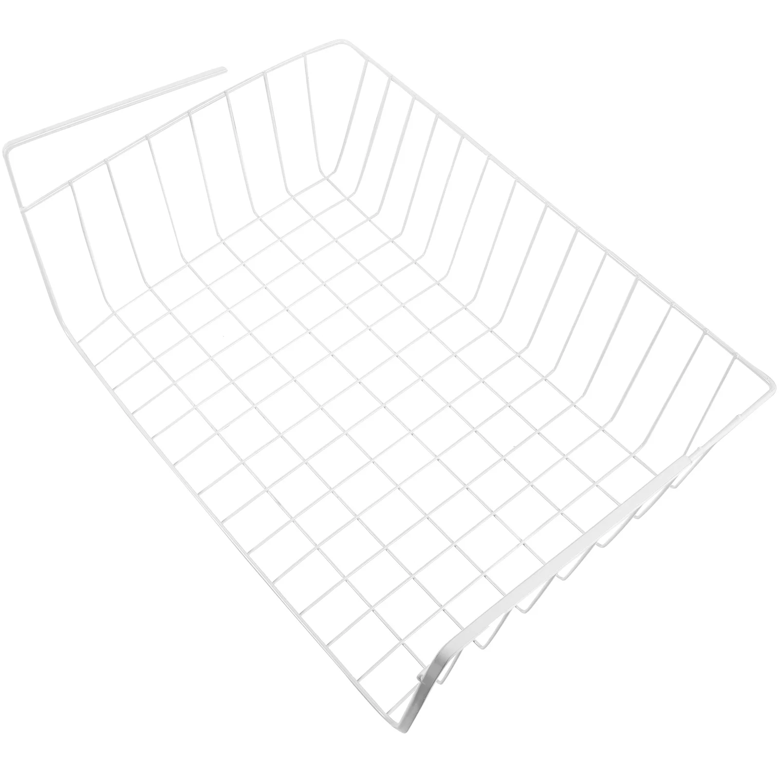 

Dish Storage Rack Wall Mount Clothes Under Cabinet Organizer Shelf Spice Basket Spices Kitchen Iron Hanging