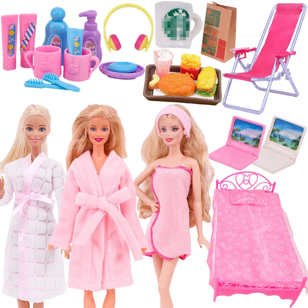 Miniature Items Daily Necessities Pyjamas Bathrobe Furniture