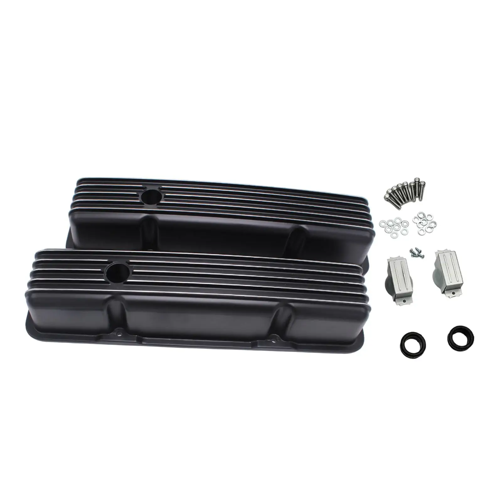 Finned Tall Valve Cover Directly Replace for Chevy Sbc Auto Accessories
