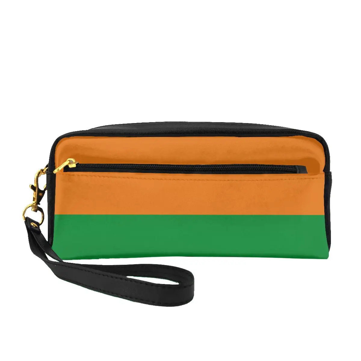 

Makeup Bag Zipper Cosmetic Case Storage Bag Flag Of Zaragoza Print Pencils Pouch Stationery