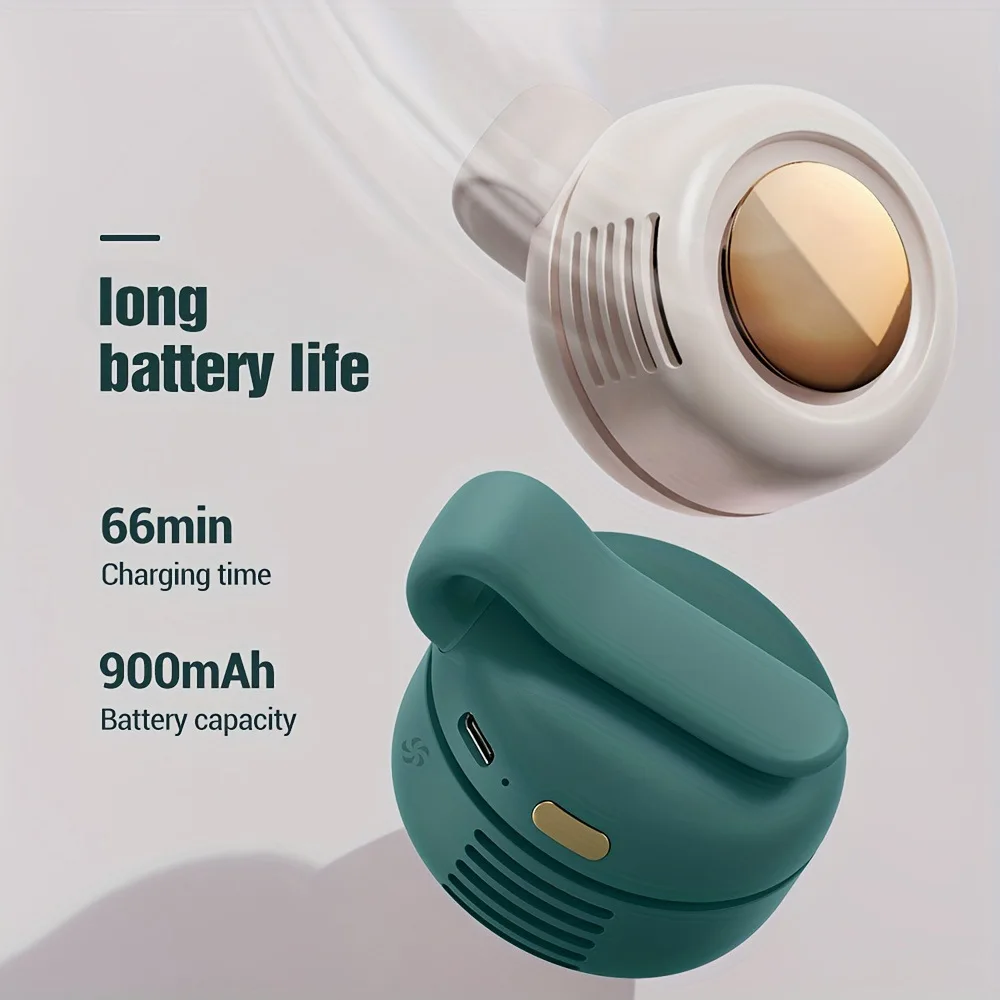Фото Подходит для mf019, небольшой беслопастный вентилятор для вихря, USB-зарядка, подвесной маленький вентилятор на шею, мини-подвесной портативный мини-ручной вентилятор на талии №1