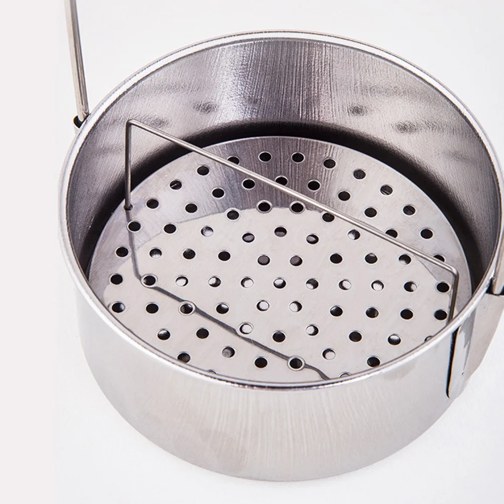 портативное ведро для мытья кистей 1 шт. ручек без крышки чистки из нержавеющей