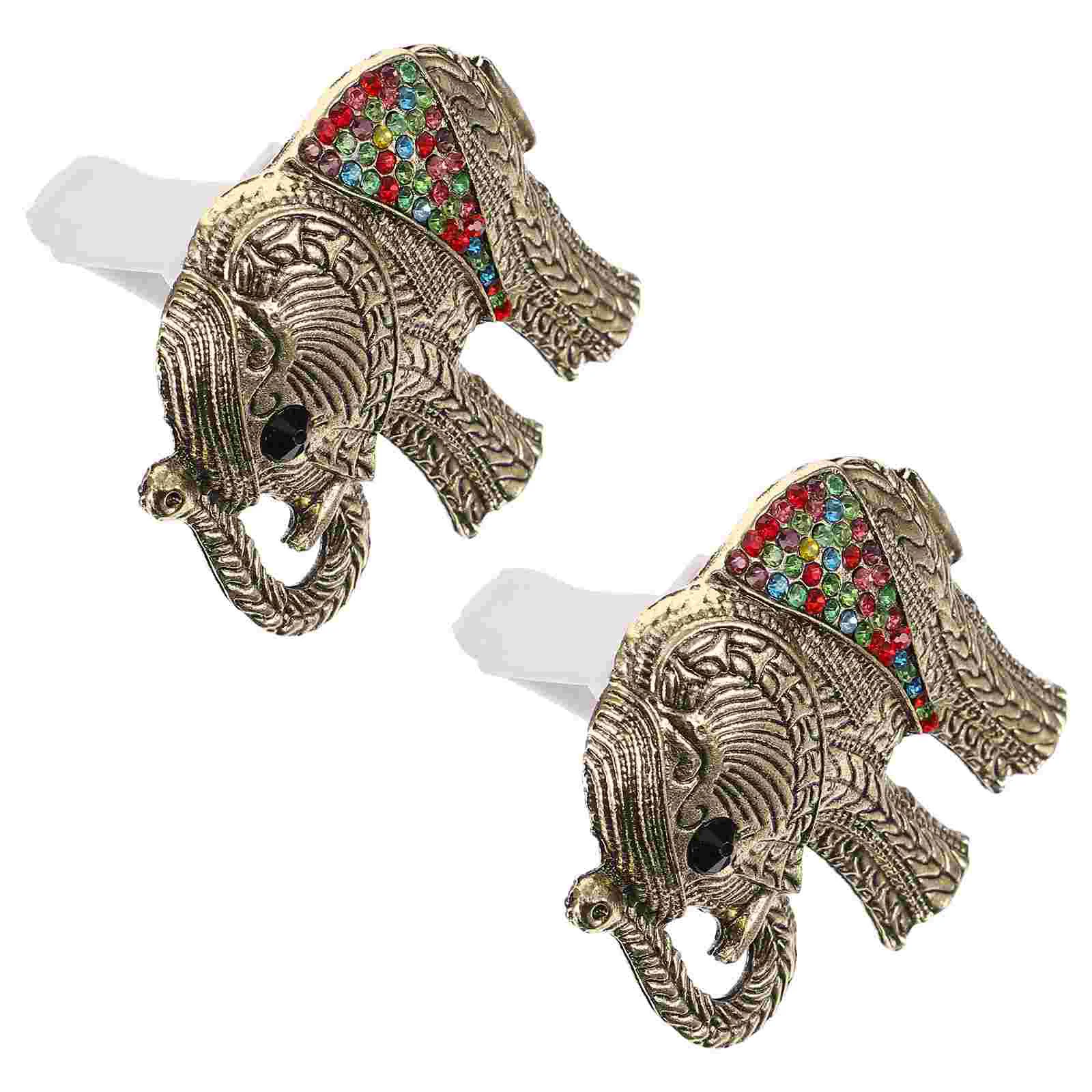 

2 Pcs Air Outlet Perfume Clip Aroma Diffuser Car Vents Odor Freshener Fresheners Bling Decor Elephant Accessories for woman