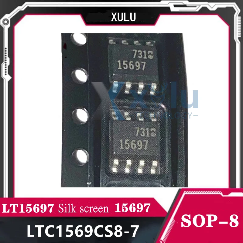 LTC1569CS8-7 LT15697 Шелковый экран 15697 активный чип фильтра SOP-8