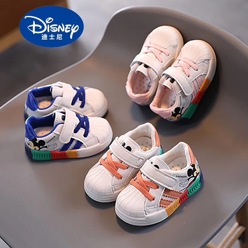 

Disney Cartoon Mickey Cute Baby Boys and Girls Shoes Sneakers Children's Casual Autumn Casual Shoes Outdoor Breathable Running