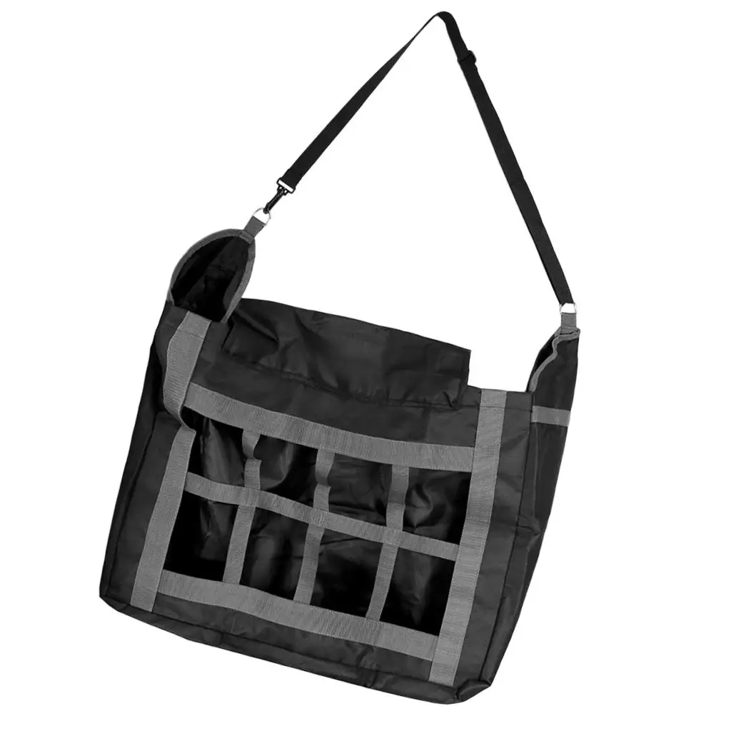 Slow Release Hay Bag with Adjustable Shoulder Strap for Horses |