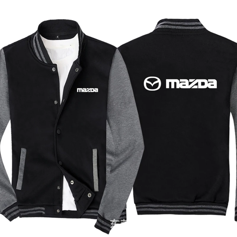 

Мужская бейсбольная Униформа с принтом автомобиля MAZDA, Повседневная теплая толстовка с логотипом, в стиле хип-хоп, в стиле Харадзюку, приталенная куртка, унисекс