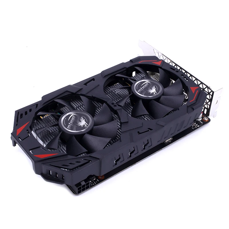 Цветная видеокарта GeForce GTX 1050Ti 4 ГБ GDDR5 с 6-контактным разъемом питания PCIE 3 0 бит |
