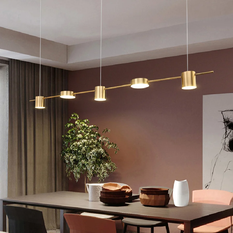 

Modern Pendant Lamp For Living Room Indoor Lighting Hanging Fixture Restaurant Hanging Light Bar Lamp Salon Decor Led Lamp