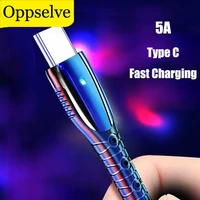 oppselve 5a fast charger usb type c cable for samsung s10e redmi note 7 8 quick charging cord usb c for huawei p30 pro lite p20