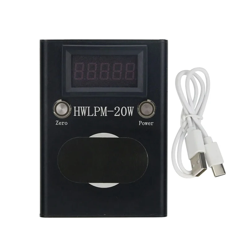 

1Set HWLPM-20W 200Nm - 2200Nm Power Meter Portable Mini Power Meter Thermoelectric Integrated Power Meter Black