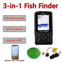 hot sale2022 degisn wirewirelessapp portable sonar colorful lcd fish finder fishing lure echo sounder fishfinder