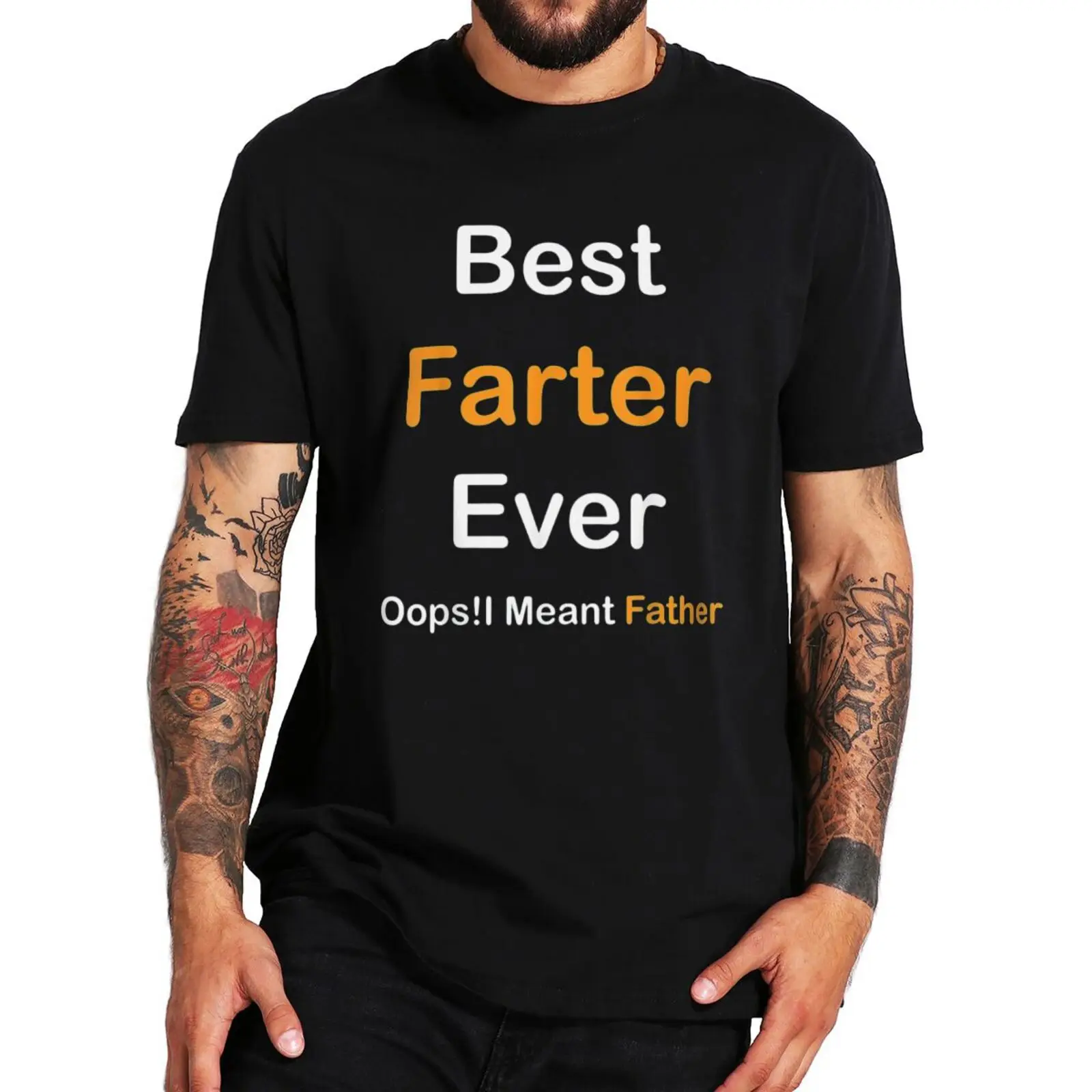 

Best Farter Ever UPS Kaus Lucu Ayah I Mean T-Shirt Kutipan Humor Sarkastik Hari Ayah 100% Katun Atasan Kaus Ukuran UE