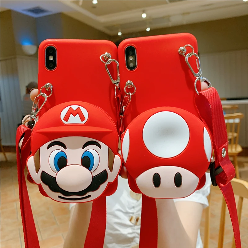 

For Vivo Z3 Z3i Z5x Z6 Y3 Y15 Y17 U3x Y19 U3 Y5s Y20 Y50 Y30 Y51 Y31 Y52s Y31s Y70s Y73s Mushroom Wallet Soft TPU Case