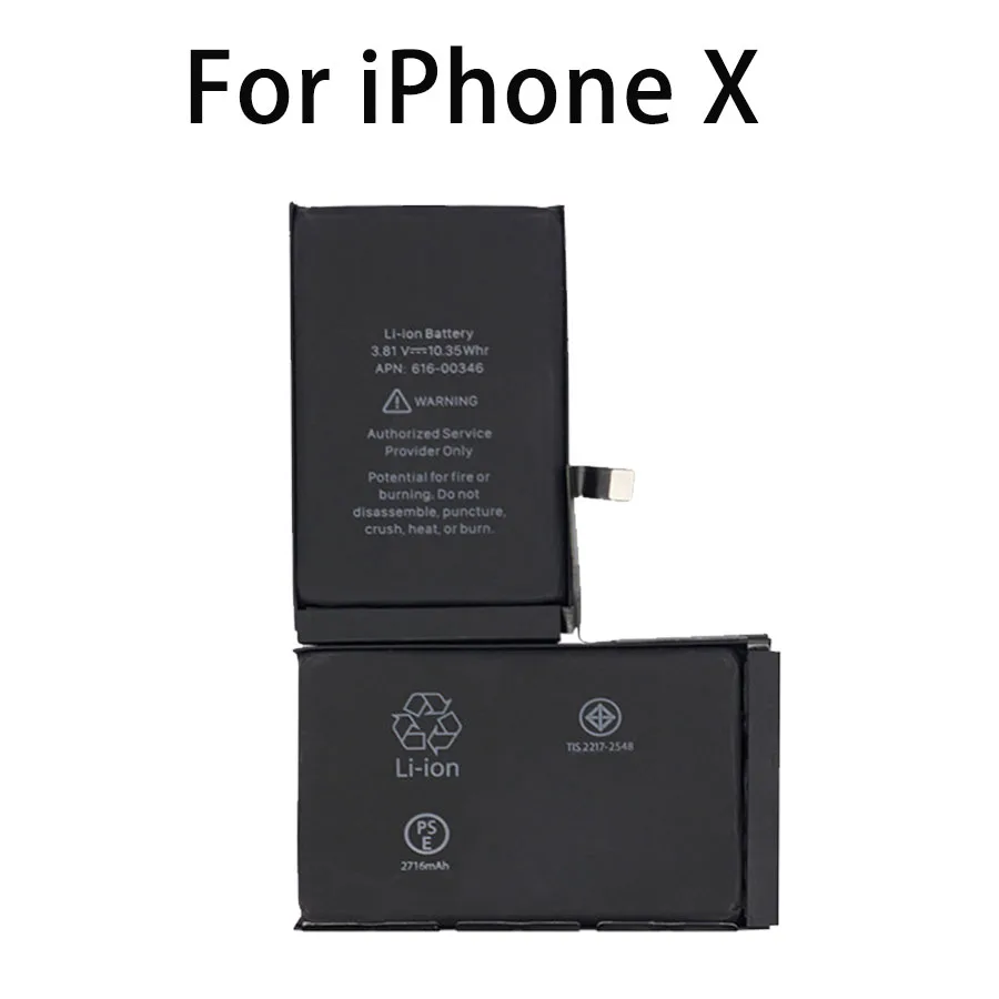 high quality mobile phone battery for iphone 4 4s 5 5s 5c se 6 6s 7 8 plus x xr xs 5g 7g 6g 11 pro max 6p 6sp replacement free global shipping