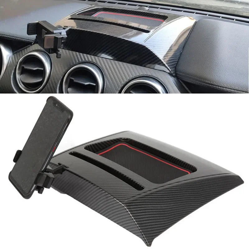 Органайзер на приборной панели центральной консоли автомобиля с держателем для