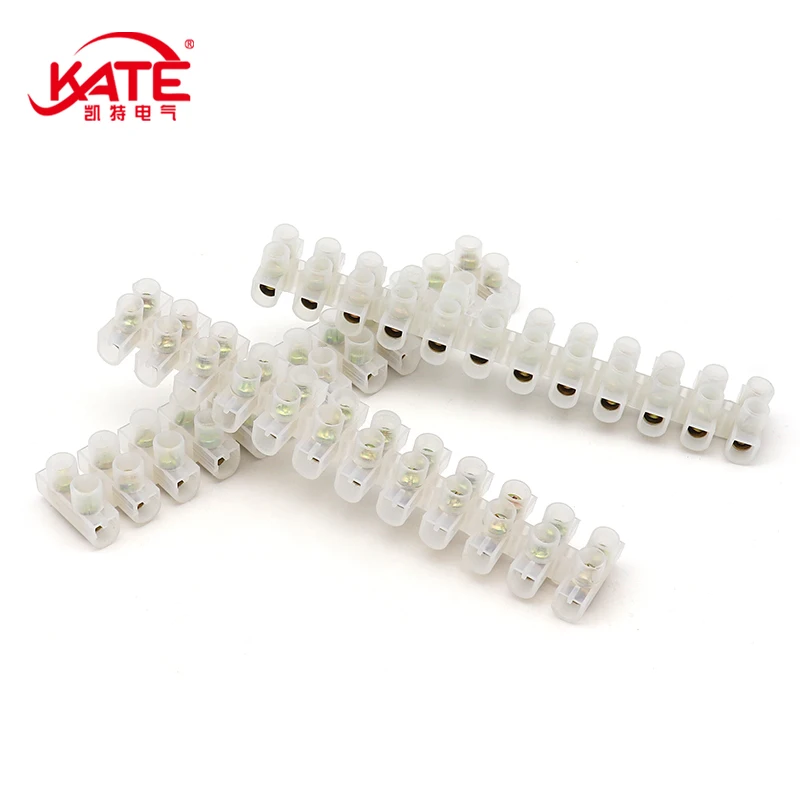 

1PCS Electrical Connector Double Row 12 Position 3-60A Barrier Terminal Block Wire Connector Terminal Block Screw Terminal Block