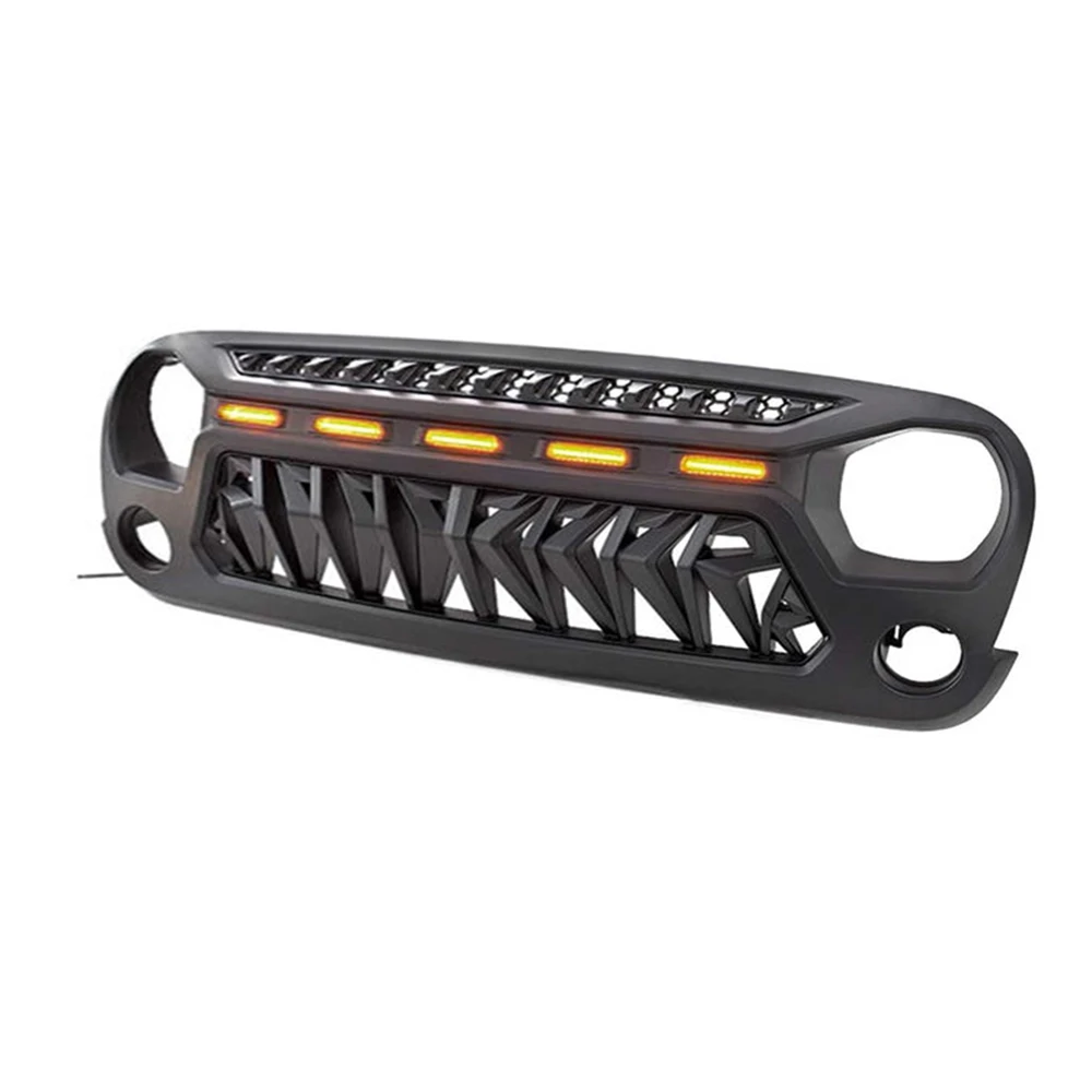 Для Jeep Wrangler JK 2007-2017 Сменные рыцарские грили Автомобильная гоночная решетка