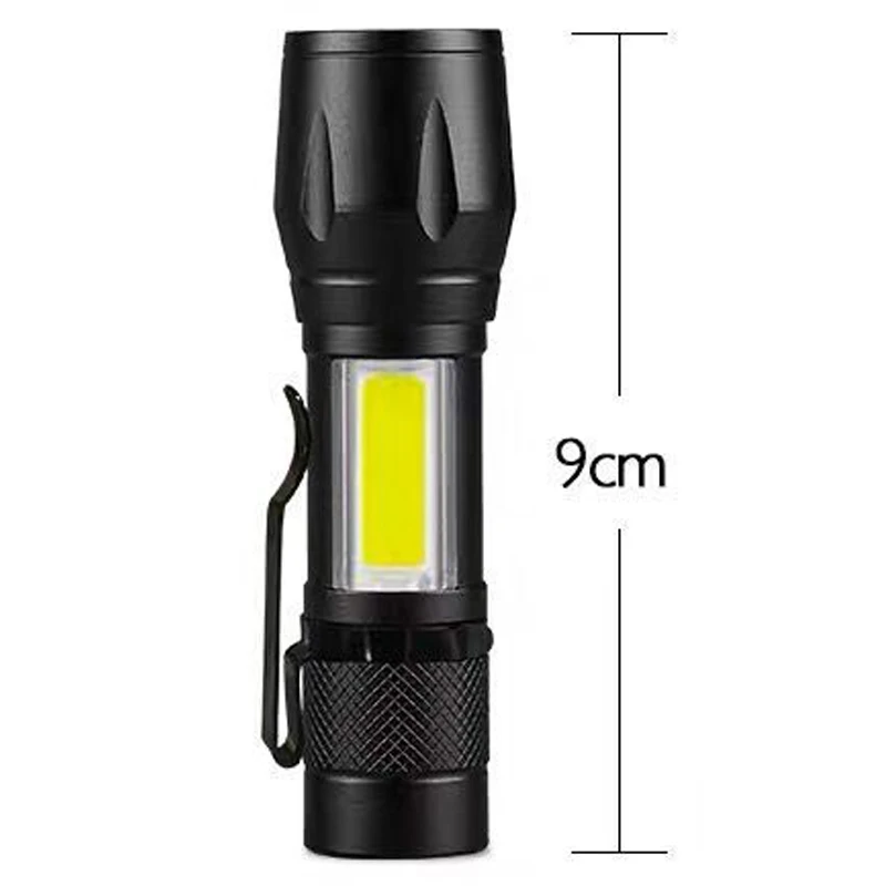 Мини-перезаряжаемый Светодиодный Фонарик С Зумом Водонепроницаемый Тактический