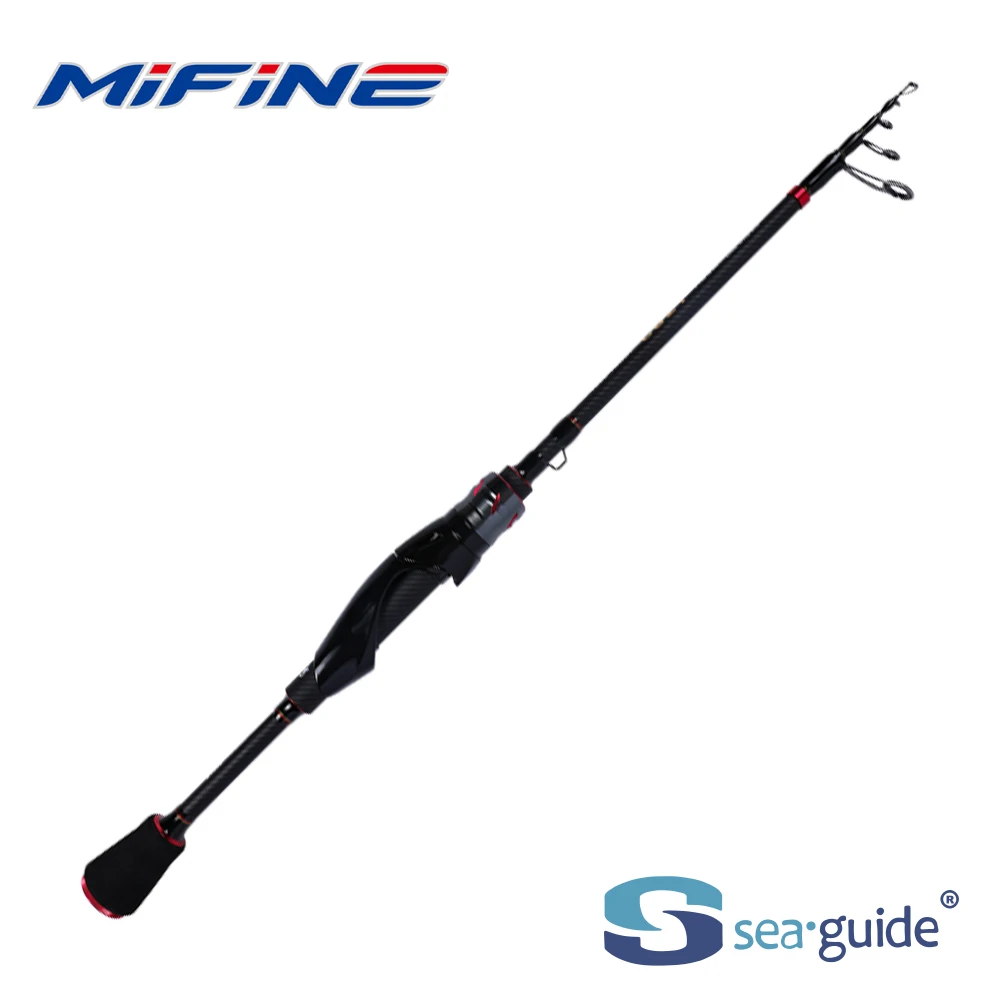 Фото Mifine COZY TELE TROUT Телескопическая дорожная удочка 24T Карбоновая приманка Вес 0,8-5 г UL Трубчатые наконечники Портативные спиннинговые удочки №1