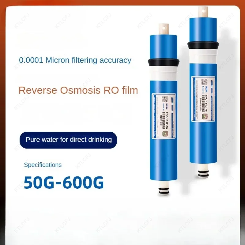 Мембрана обратного осмоса RO 75GPD / 100GPD Сменная система фильтрации воды Очиститель