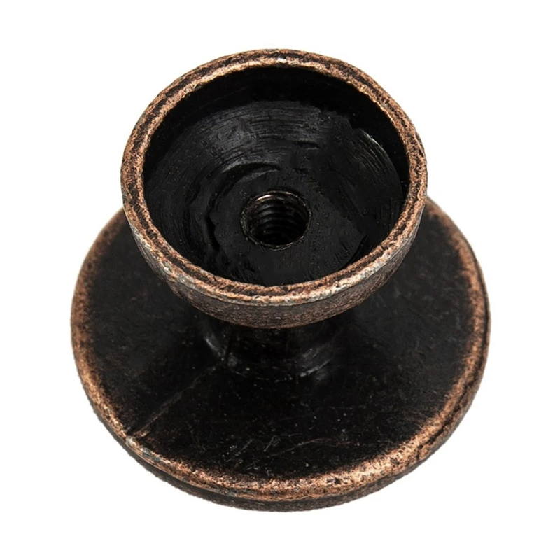 Винтажные медные ручки для кухонных шкафов и ящиков 25 мм (12 шт.)