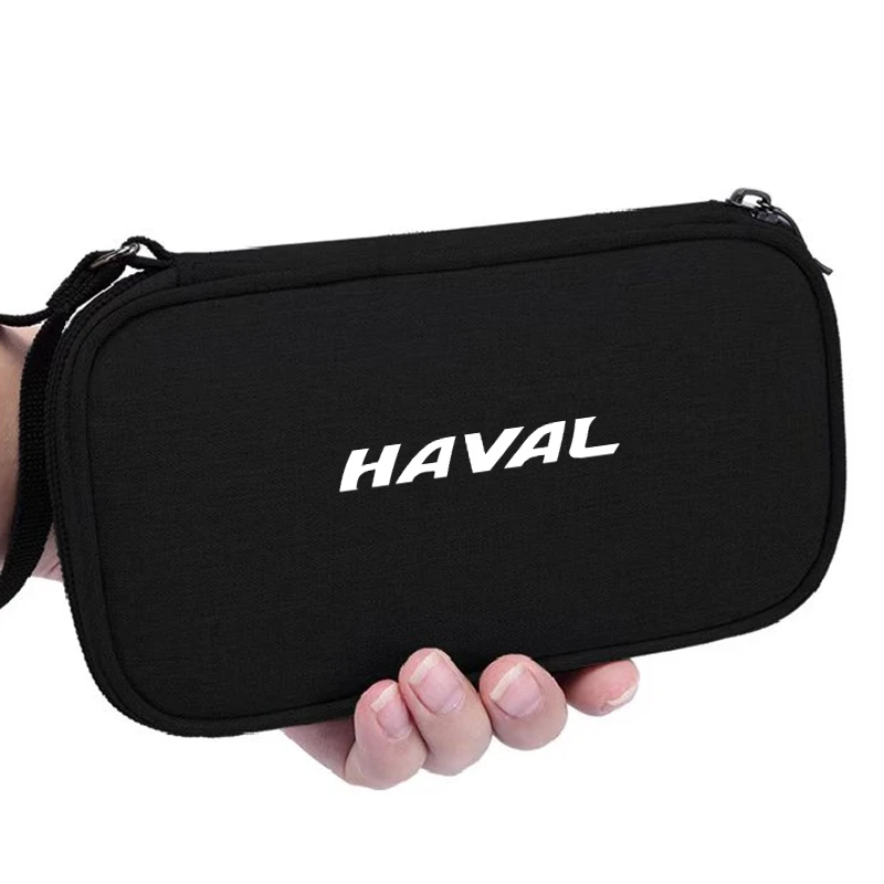 

Портативная дорожная сумка для смарт-автомобилей, чехол для ключей от автомобиля, водительского удостоверения, кабеля, для haval f7 h6 f7x h2 h3 h5 h7