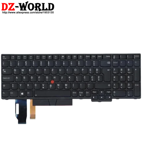 Черная клавиатура с подсветкой для Lenovo Thinkpad E580 E585 E590 T590 P53S L580 L590 P52 P72 P53 P73 01YP613 01YP716 01YP639 01YP604 01