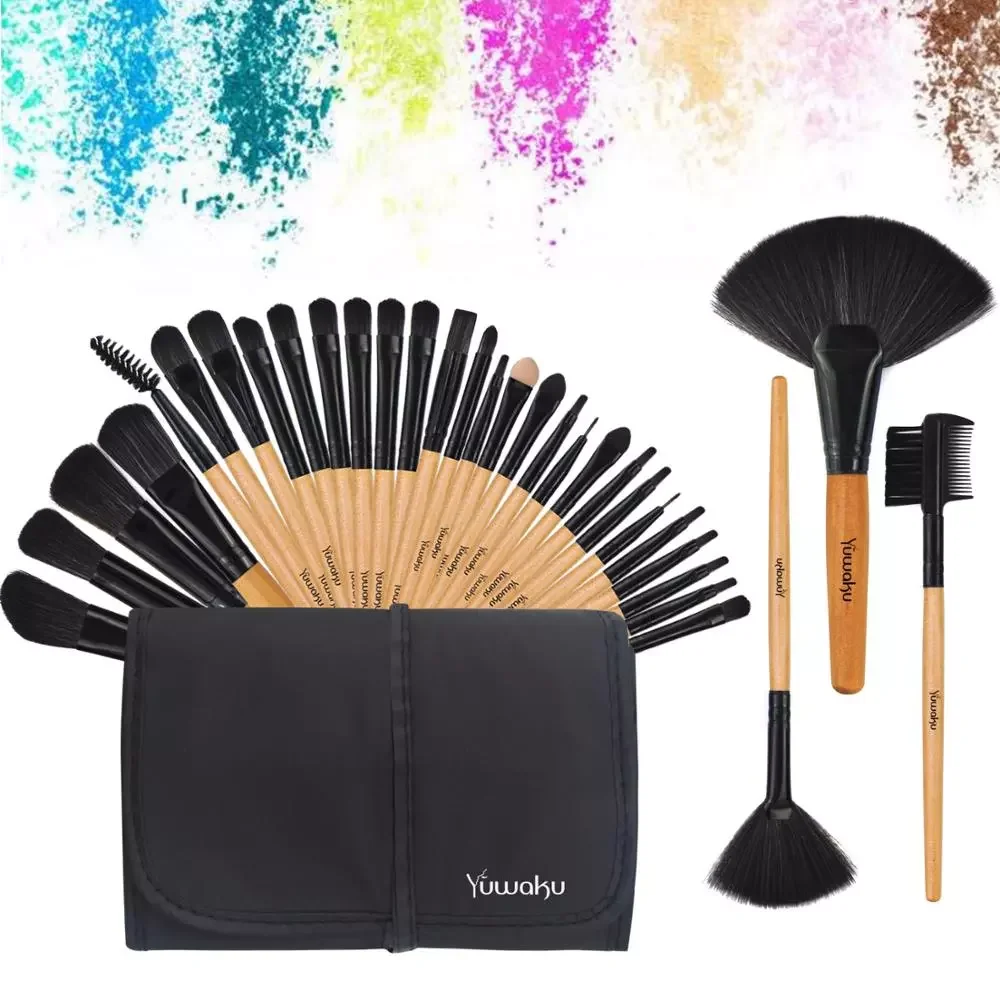 

NEW2023 32Pcs Makeup Brush Sets Eyebrow Foundation Powder Brushes pincel maquiagem Make Up Brushes +Cosmetic Bag support wholesa