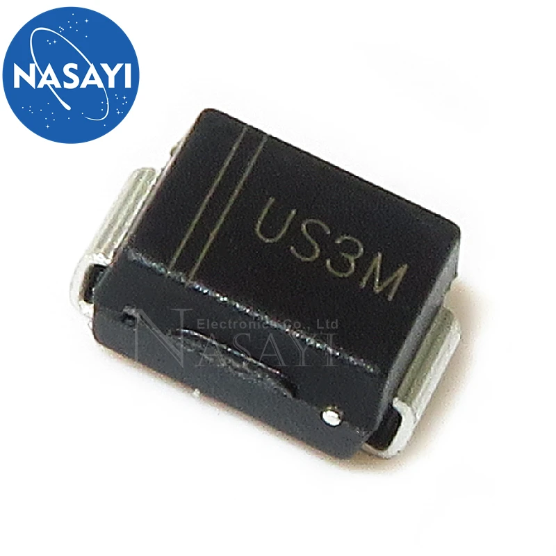 US3MB SMB Silkscreen US3M 1000V/3A SMD ультратонкий диод восстановления