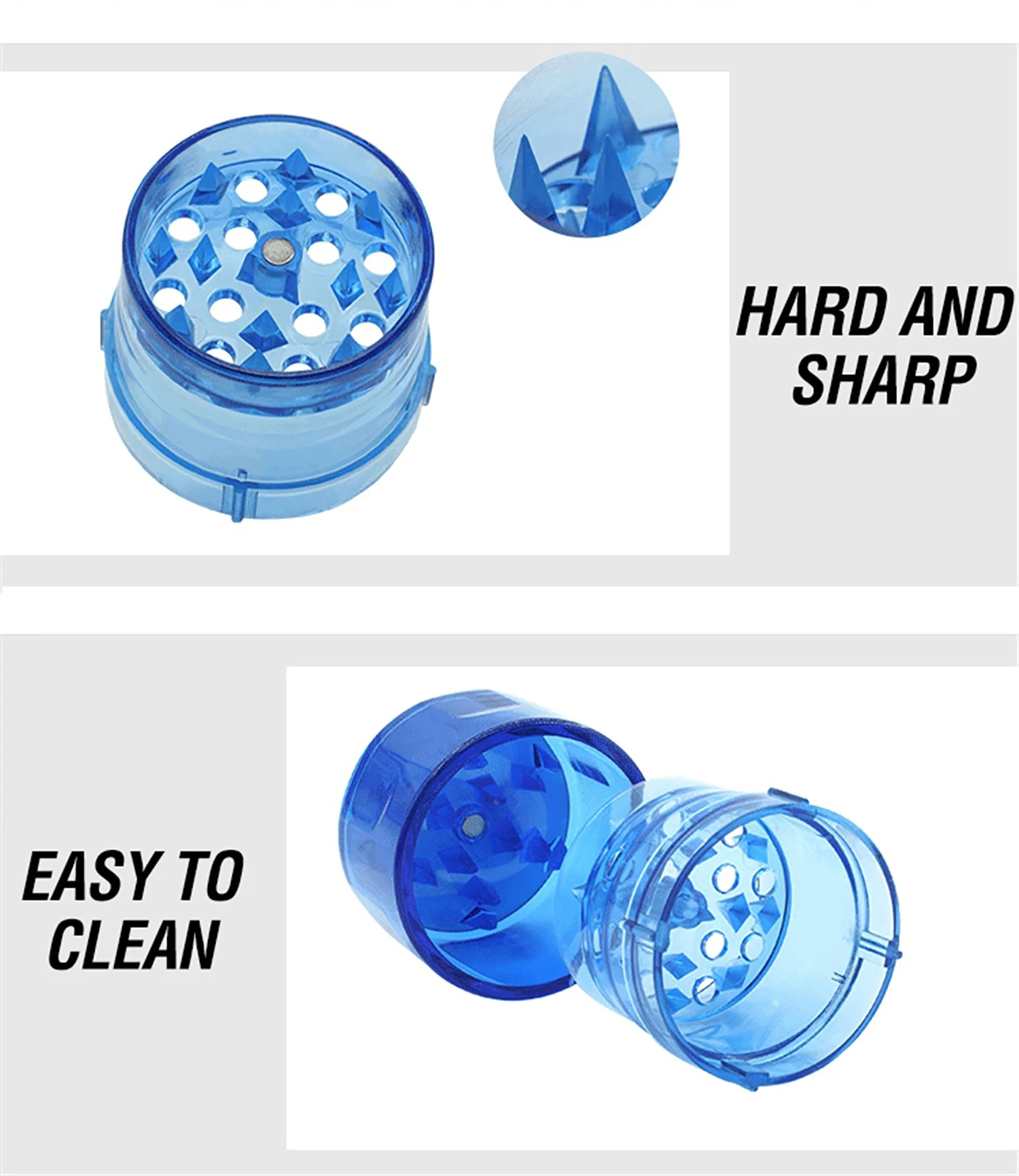 Оригинальные аксессуары для ручной пластиковой мельницы Longmada красного цвета (1