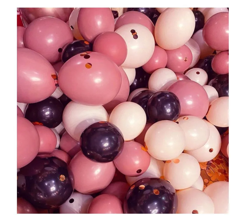 Воздушный шар SURSURPIRSE телесного цвета украшение в ретро стиле из латекса розового