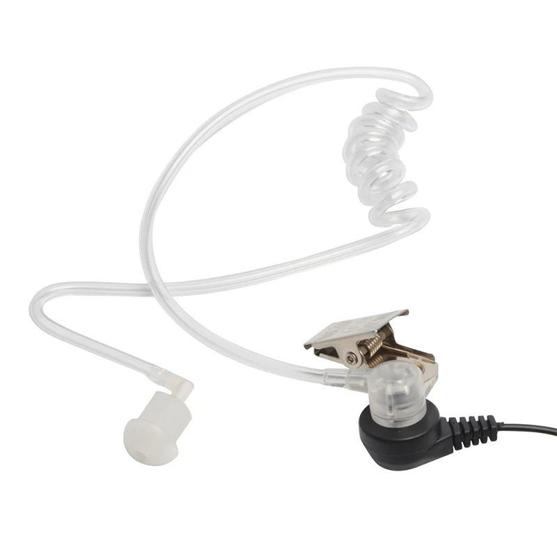 20PCS Air Duct Headset Walkie Talkie Accessory K-type Interface In Ear Earpiece For Baofeng Kenwood