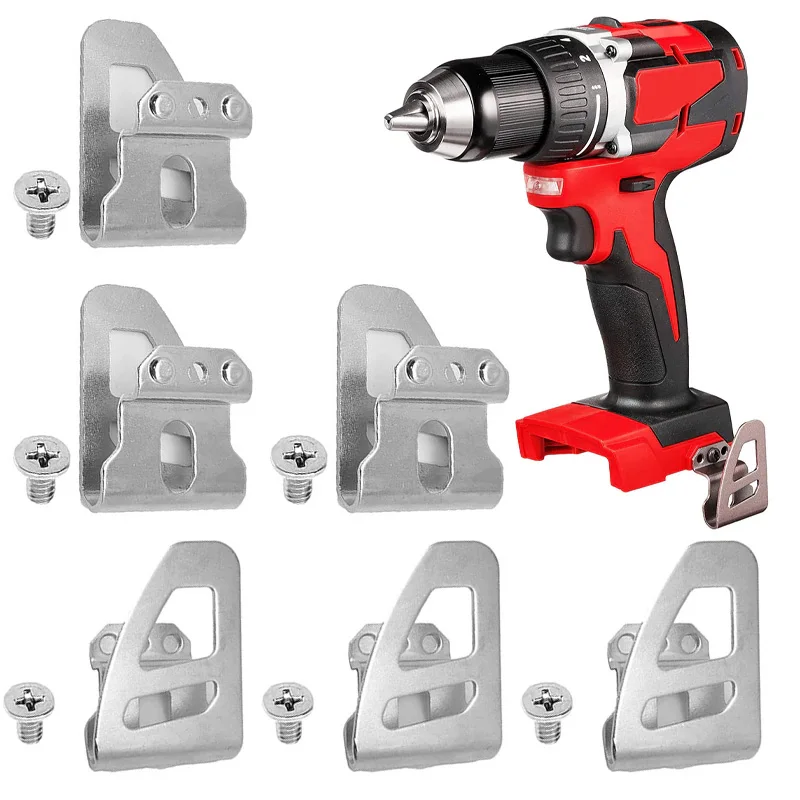 1/2/3PCS Electric Tool Belt Clip Hook with Screw for Milwaukee 18V Impact Wrench Driver Hammer Drill Power Tool Accessories
