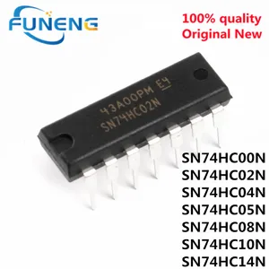 10PCS SN74HC00N 74HC00 DIP-14 SN74HC02N SN74HC04N SN74HC05N SN74HC08N SN74HC10N SN74HC14N 74HC02 74HC04 74HC08 74HC10 74HC00N