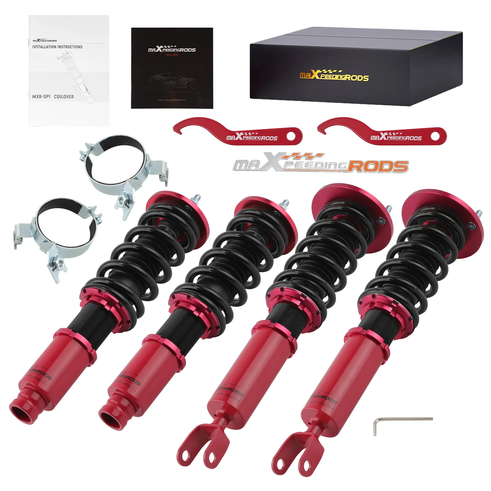 Комплект подвески coiloверсия 24 положения регулируемые для HONDA ACCORD 90-97 EX/LX/DX/SE