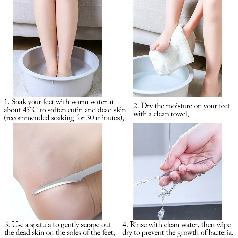 1/2/5 шт. скребок для ног из нержавеющей стали