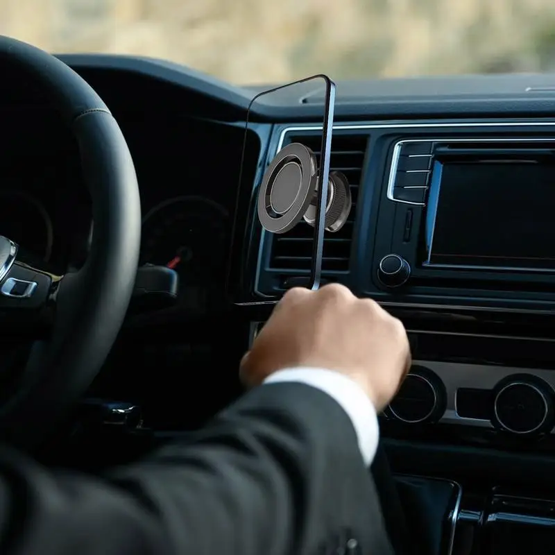 Автомобильная магнитная подставка для сотового телефона вращающаяся сильная