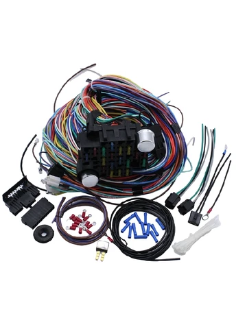 21-контурный Универсальный комплект жгутов проводов для мускул-кара Hot Rot Wiring Street Rod Rat Rod для Ford Chevy