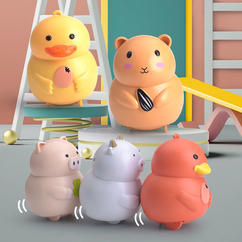 

Infant Young Children Enlightenment Puzzle Electric Swing Animal Magnetic Chick Duckling Squad Boy And Girl Toy Gift