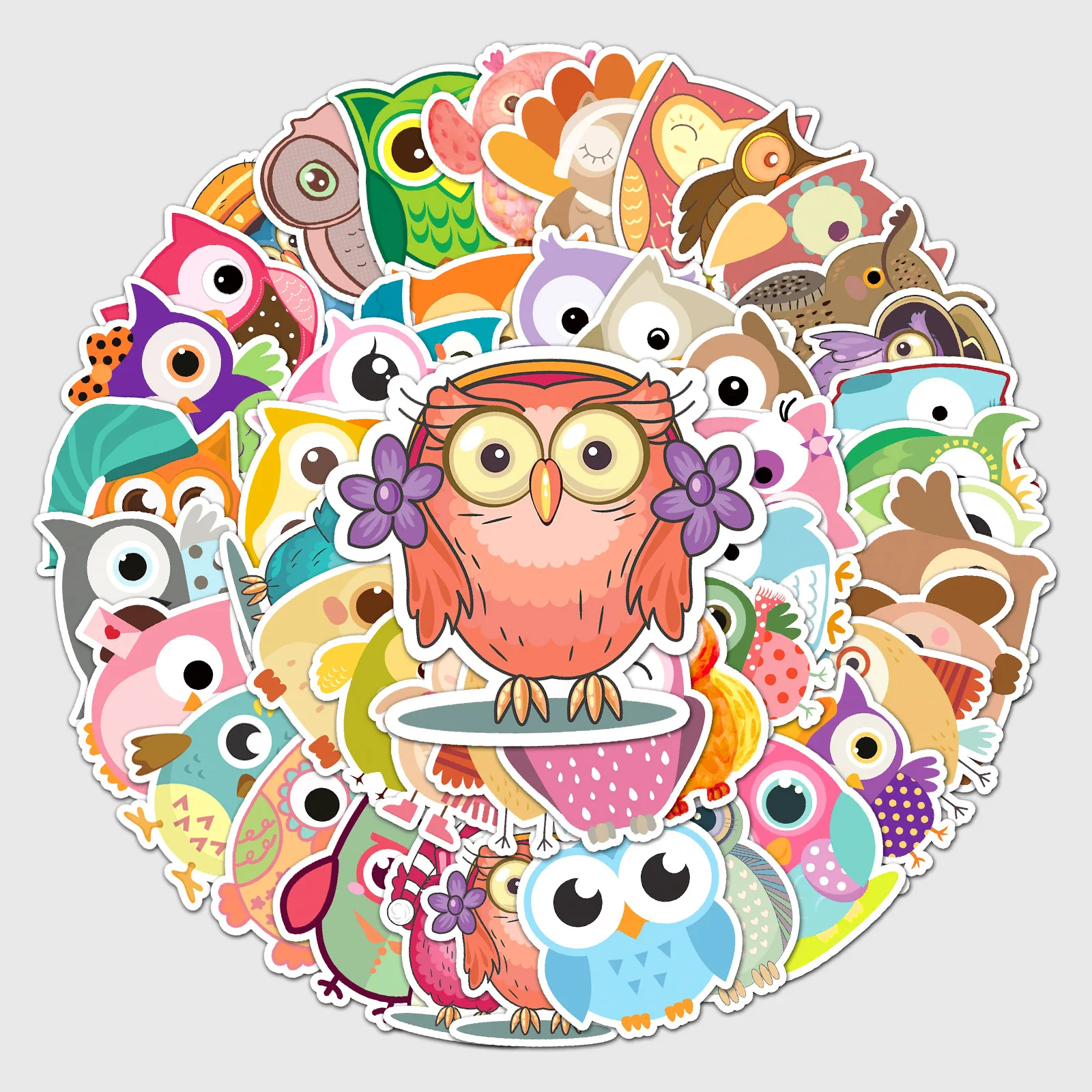 

10/50 шт., наклейки в виде животных